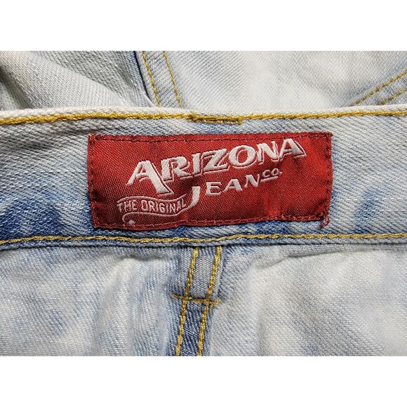 Arizona Jeans Light Blue Distressed Denim Jean Shorts - 29 - Picture 5 of 6